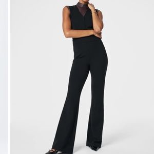 The Perfect Jumpsuit Spanx women's black size regular Medium.